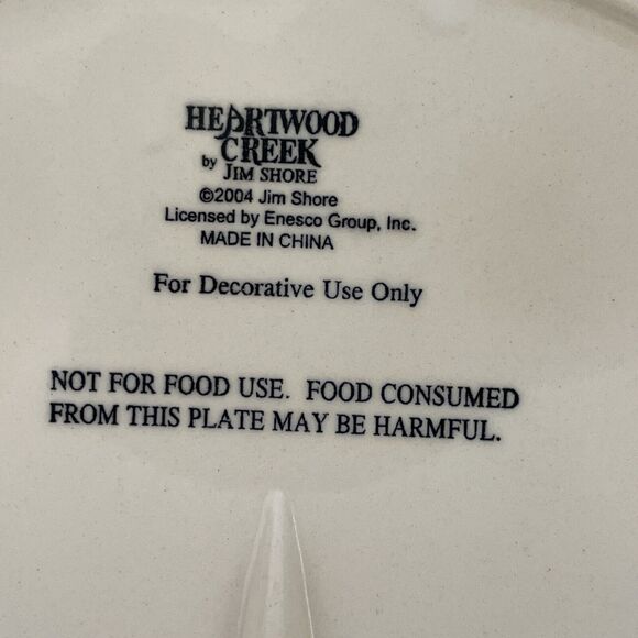 Jim Shore Heartwood Creek Summer ANGEL Collector Plate Country Farmhouse Decor - Picture 7 of 8